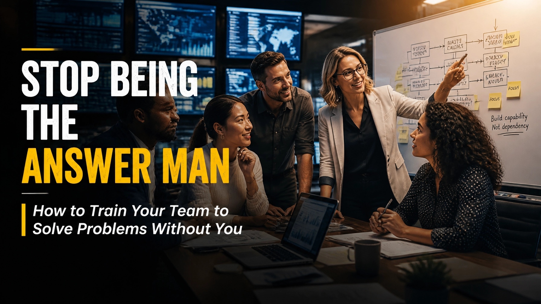 Stop Being the 'Answer Man': Training Your Team to Solve Their Own Problems