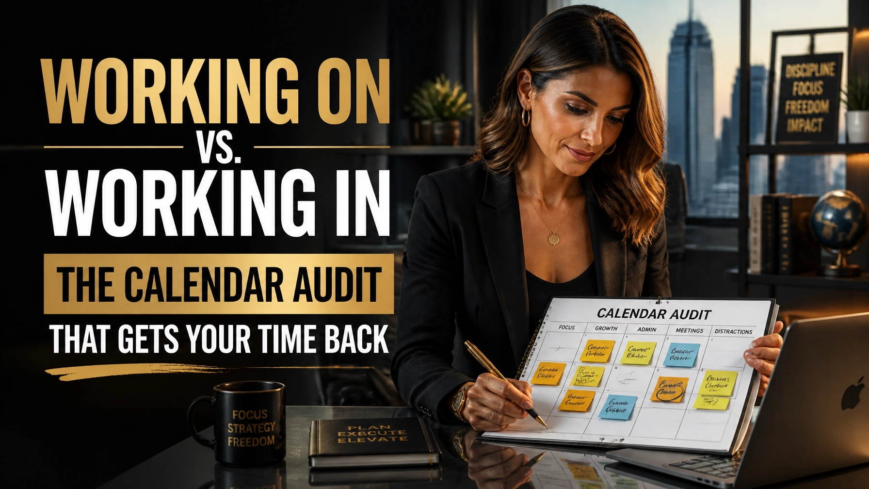 The "Working On" vs. "Working In" Audit: How to Reclaim Your Calendar