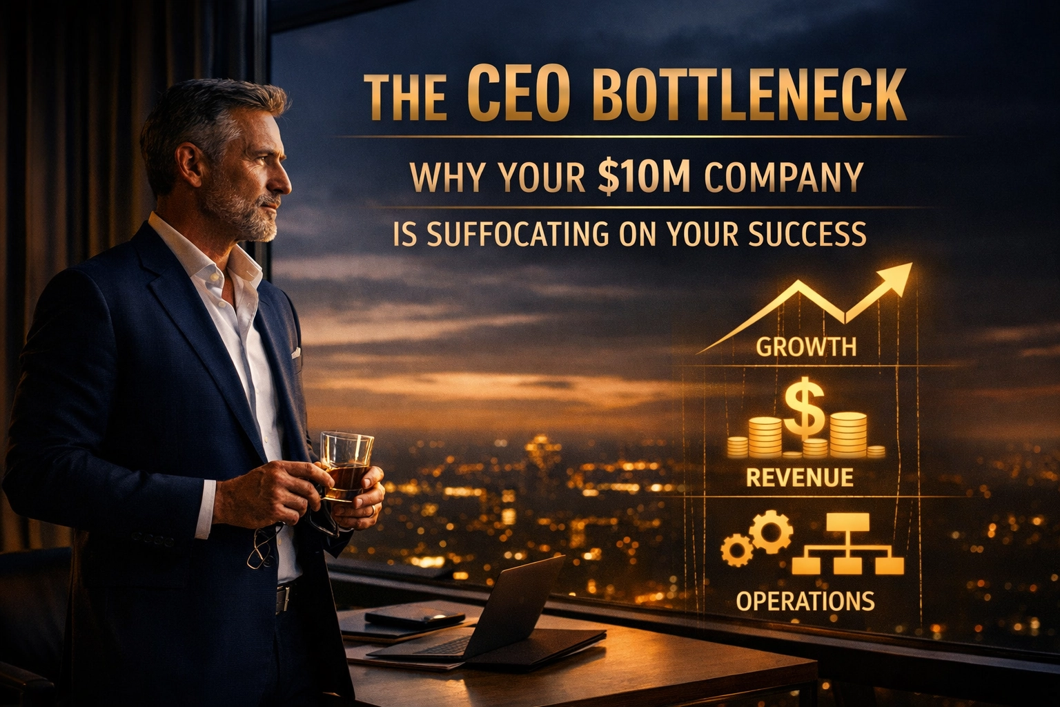 The CEO Bottleneck: Why Your $10M Company is Suffocating on Your Success