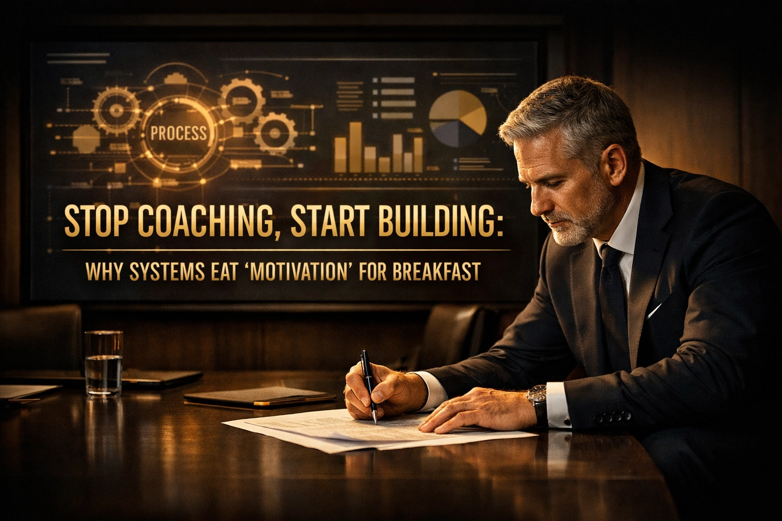 Stop Coaching, Start Building: Why Systems Eat "Motivation" for Breakfast