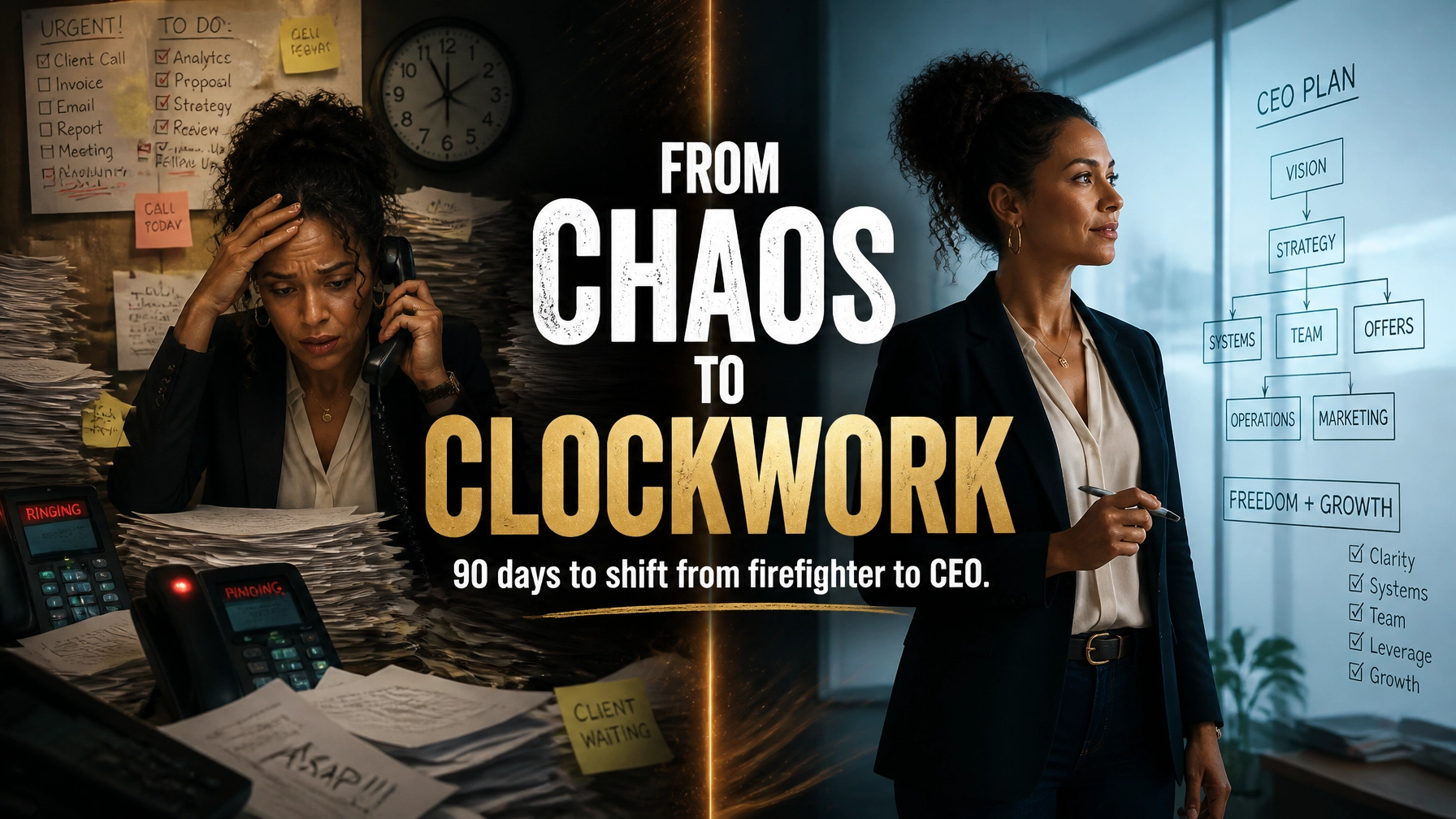 From 4D Chaos to Clockwork: How to Shift from Doing to Designing in 90 Days
