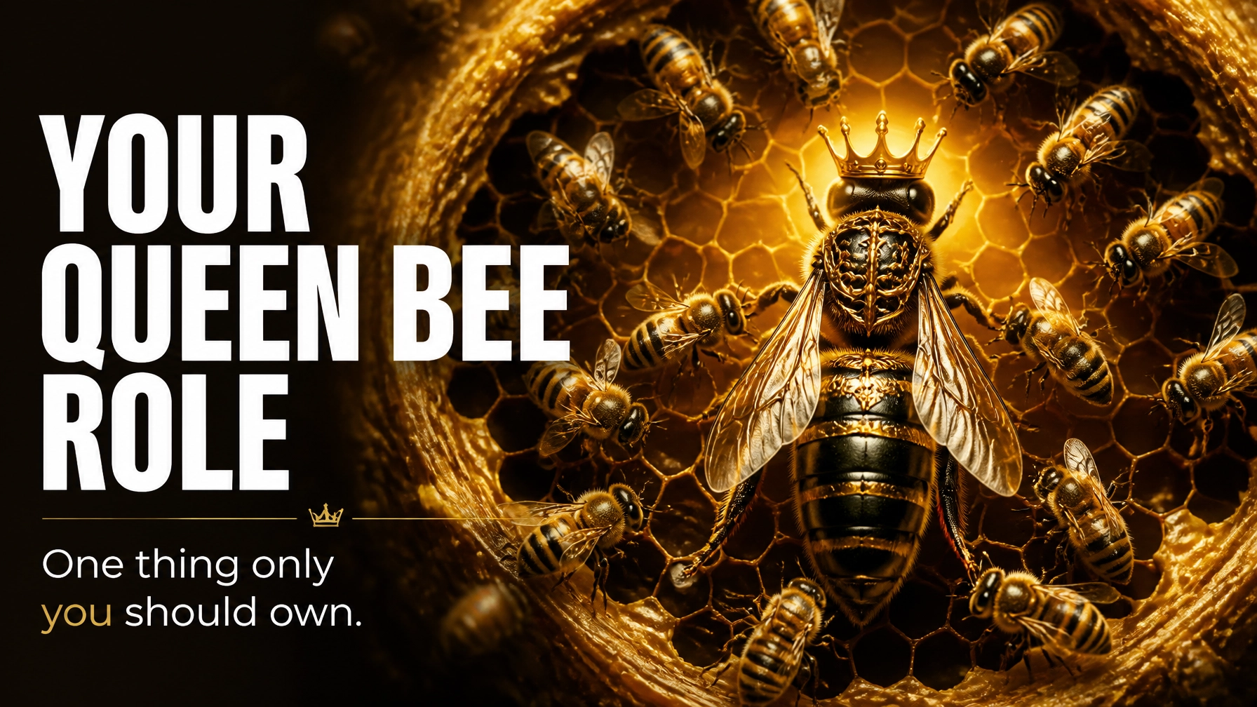 Queen Bee Role: Why Doing Everything Yourself Is Killing Your Growth
